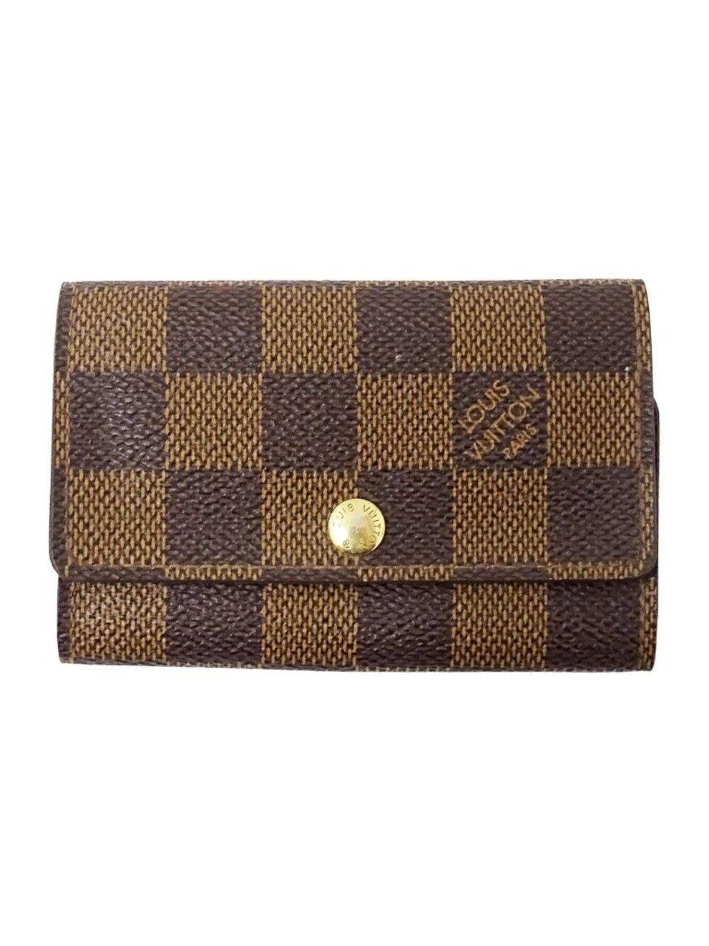 Louis Vuitton Key Case Damier Multicles 6 Brown Small Compact Key Holder